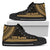 Cook Islands High Top Shoes - Polynesian Gold Chief Version - Polynesian Pride