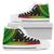 Fiji High Top Shoes - Polynesian Reggae Chief Version Unisex White - Polynesian Pride