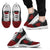 American Samoa Sneakers - American Samoa Seal Polynesian Tattoo Black Red Unisex White - Polynesian Pride