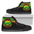 Federated States Of Micronesia High Top Shoes - Micronesian Reggae Style Unisex Black - Polynesian Pride