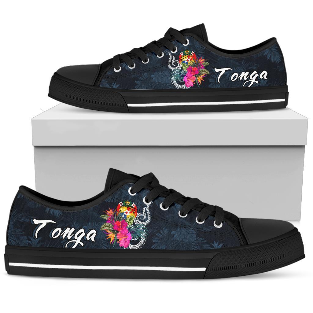 Tonga Polynesian Low Top Shoe - Tropical Flower - Polynesian Pride