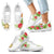 Fiji Sneakers - Fijian Flag Turtle Hibiscus White Version - K5 - Polynesian Pride