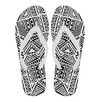 Polynesian 11 Flip Flops Men White - Polynesian Pride