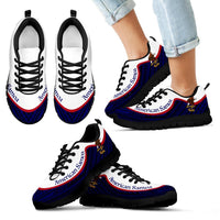 American Samoa Wave Sneakers Flag Color Kid's Sneakers - Black - American Samoa Black - Polynesian Pride