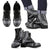 tahiti Leather Boots - Polynesian Black Chief Version Black - Polynesian Pride