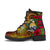 Nauru Polynesian Leather Boots - Hibiscus Vintage - Polynesian Pride