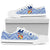 Mate Ma'a Tonga Rugby Low Top Shoe Polynesian Creative Style - Blue - Polynesian Pride