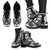 Gambier Islands Leather Boots - Polynesian Tattoo Black - Polynesian Pride