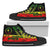 Chuuk State High Top Shoes - Reggage Color Symmetry Style - Polynesian Pride