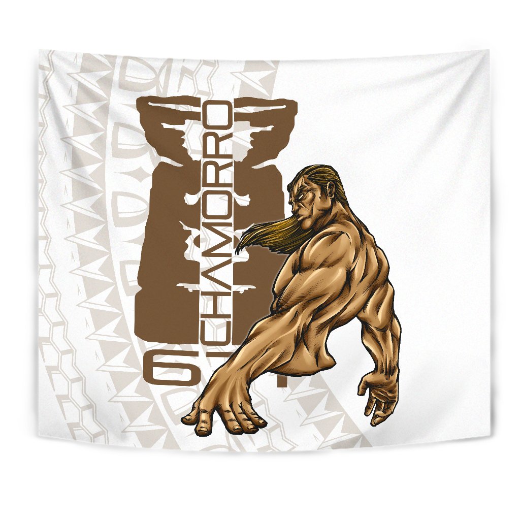 Guam Tapestry - Chamorro With Puntan - Polynesian Pride