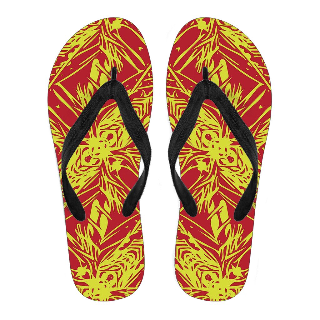 Polynesian 05 Flip Flops Women Black - Polynesian Pride