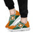 Marshall Islands Sneakers - Kwajalein Atoll Marshall Islands Flag with Polynesian Patterns - Polynesian Pride