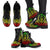 Guam Leather Boots - Tribal Reggae - Polynesian Pride