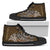 Cook Islands High Top Shoes - Polynesian Boar Tusk - Polynesian Pride