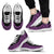 American Samoa Wave Sneakers Purple Color Men's Sneakers - White - American Samoa White - Polynesian Pride