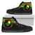 Yap High Top Shoes - Micronesian Reggae Style Unisex Black - Polynesian Pride