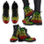 Kosrae Leather Boots - Tribal Reggae - Polynesian Pride