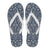 Polynesian Culture Blue White Flip Flops Women's Flip Flops - White - 4 - Polynesian Pride