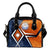 Marshall Islands Shoulder Handbag - Marshall Islands Flag with Polynesian Patterns One Size Orange - Polynesian Pride