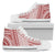 Polynesian High Top Canvas Shoes - Red Version - Polynesian Pride