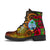 Guam Polynesian Leather Boots - Hibiscus Vintage - Polynesian Pride