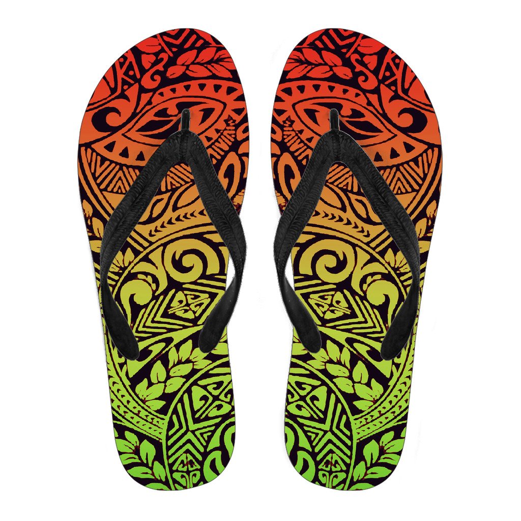 Polynesian 43 Flip Flops Women Black - Polynesian Pride
