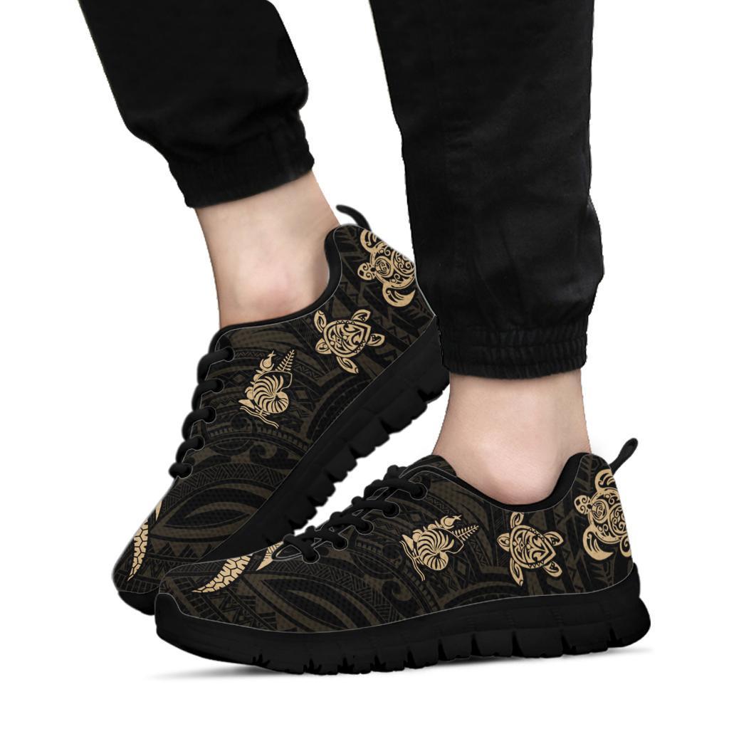 New Caledonia Sneakers - Gold Tentacle Turtle - Polynesian Pride