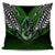 Manaia Mythology Pillow Cover Silver Fern Maori Tattoo Pillow Cover One Size Green - Polynesian Pride
