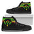 Kosrae High Top Shoes - Micronesian Reggae Style Unisex White - Polynesian Pride