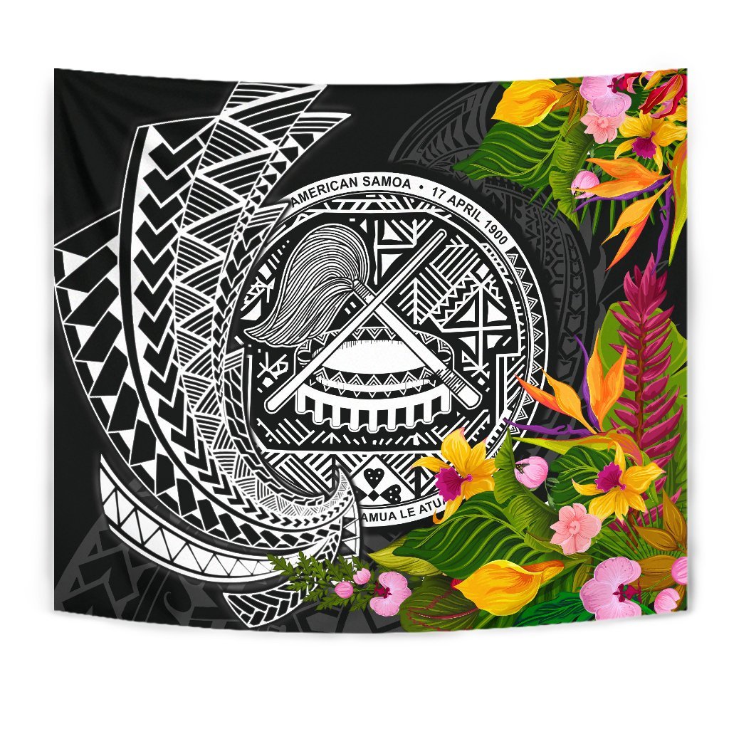 American Samoa Tapestrys - Seal Spiral Polynesian Patterns - Polynesian Pride