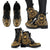 Samoa Leather Boots - Tribal Gold - Polynesian Pride