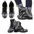 Austral Islands Leather Boots - Polynesian Black Chief Version Black - Polynesian Pride