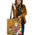 Tonga Tote Bags - Turtle Plumeria (Gold) Tote Bag One Size Gold - Polynesian Pride