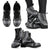 Gambier Islands Leather Boots - Polynesian Black Chief Version - Polynesian Pride