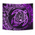 Hawaiian Turtle Polynesian Purple Tapestry - Polynesian Pride