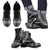 nauru Leather Boots - Polynesian Black Chief Version Black - Polynesian Pride