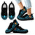 Tonga Wave Sneakers - Polynesian Pattern Blue Color Kid's Sneakers - Black - Tonga Black - Polynesian Pride