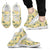 Hawaii Tropical Flamingo Yellow Sneakers Men's Sneakers White - Polynesian Pride