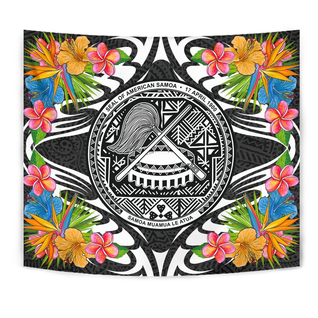 American Samoa Tapestrys - Tropical Flowers Style - Polynesian Pride