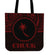 Chuuk Tote Bag - Micronesian Red Version Tote Bag One Size Red - Polynesian Pride