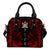 Fiji Shoulder Handbag - Polynesian Tattoo Red One Size Red - Polynesian Pride