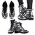 Palau Leather Boots - Polynesian Tattoo Black - Polynesian Pride