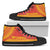 New Caledonia High Top Shoes - Polynesian Flag Chief Version - Polynesian Pride