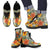 Hawaii Yellow Hibiscus Leather Boots - Polynesian Pride