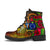 Cook Islands Polynesian Leather Boots - Hibiscus Vintage - Polynesian Pride