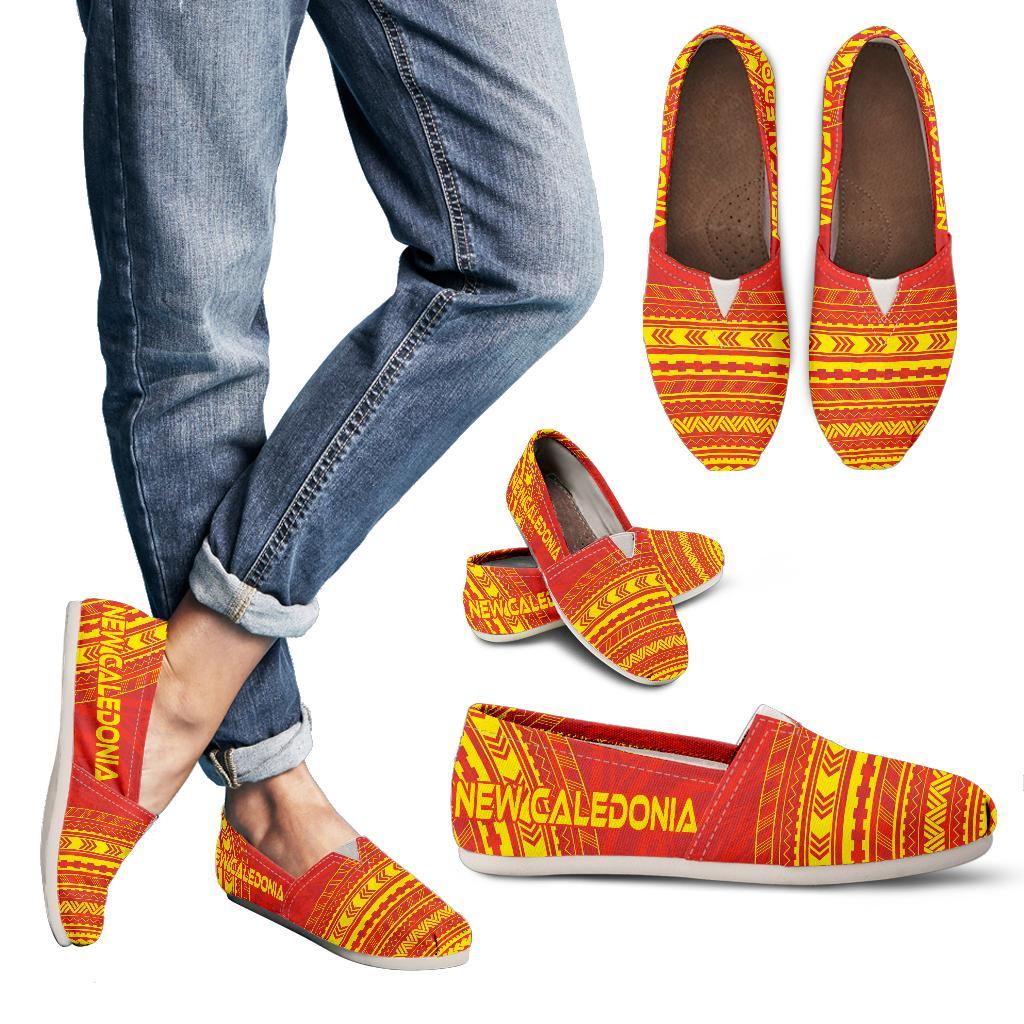 New Caledonia Casual Shoes - Polynesian Flag Chief Version Women White - Polynesian Pride