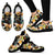 Hawaii Tropical Jungle Parrots And Flamingos Pattern Sneakers Women's Sneakers Black - Polynesian Pride