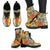 Hawaii Yellow Hibiscus Leather Boots - Polynesian Pride