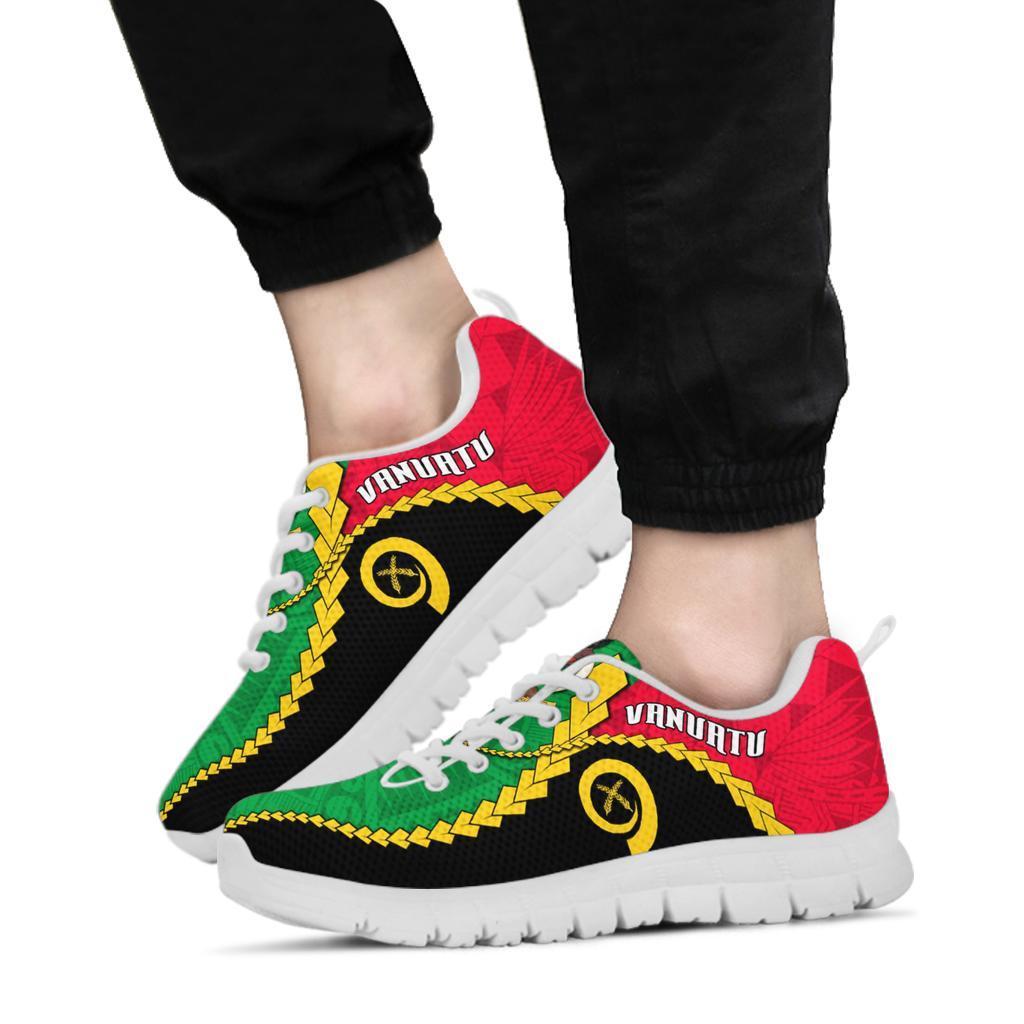 Vanuatu Sneakers Women's Sneakers - Black White - Polynesian Pride