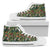 Hawaiian Shoes - Tropical Flamingo Hibiscus High Top Shoes Mens High Top White - Polynesian Pride